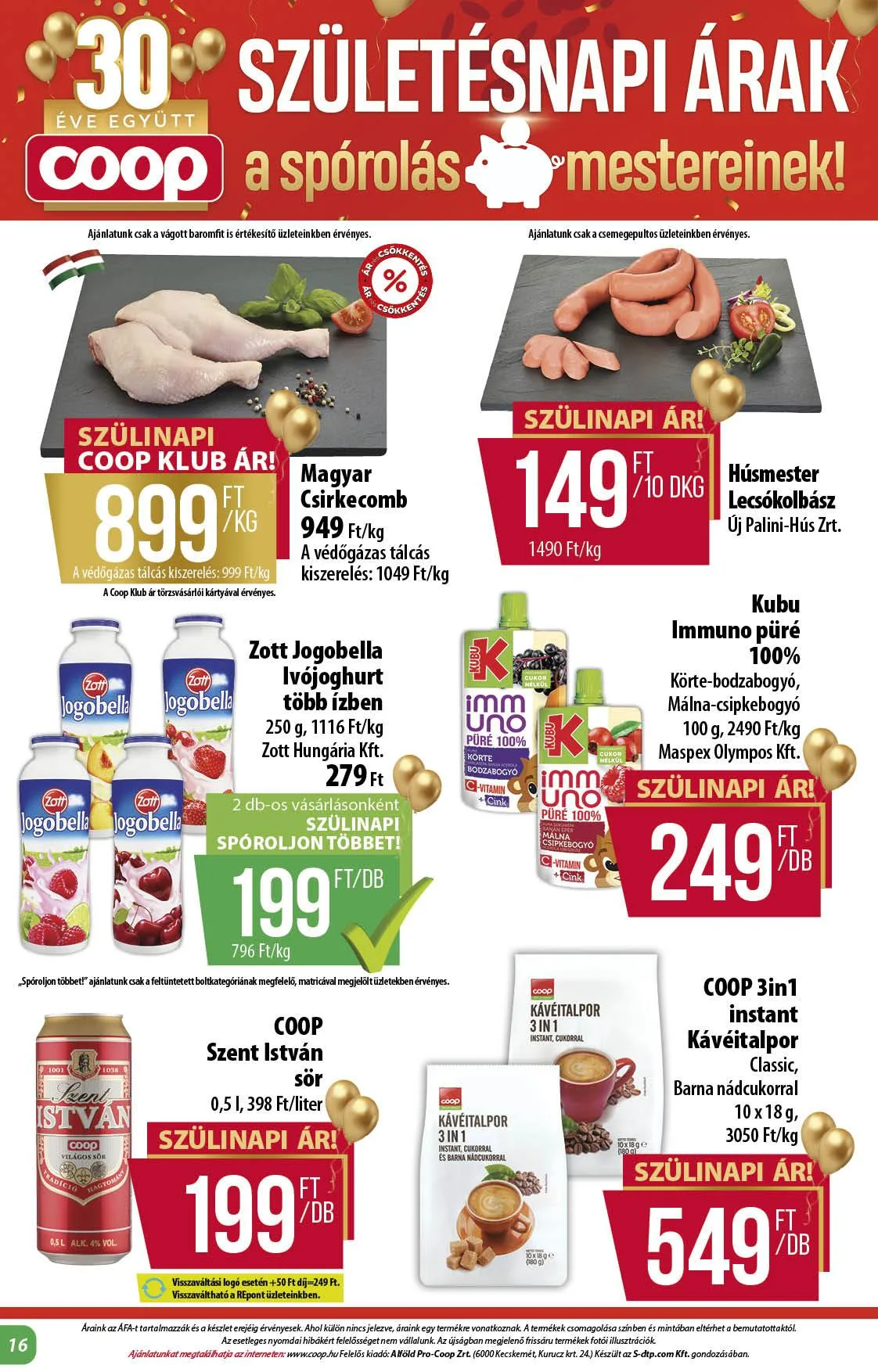 Coop akciós újság Alföld 08.14–08.19 – 8. oldal