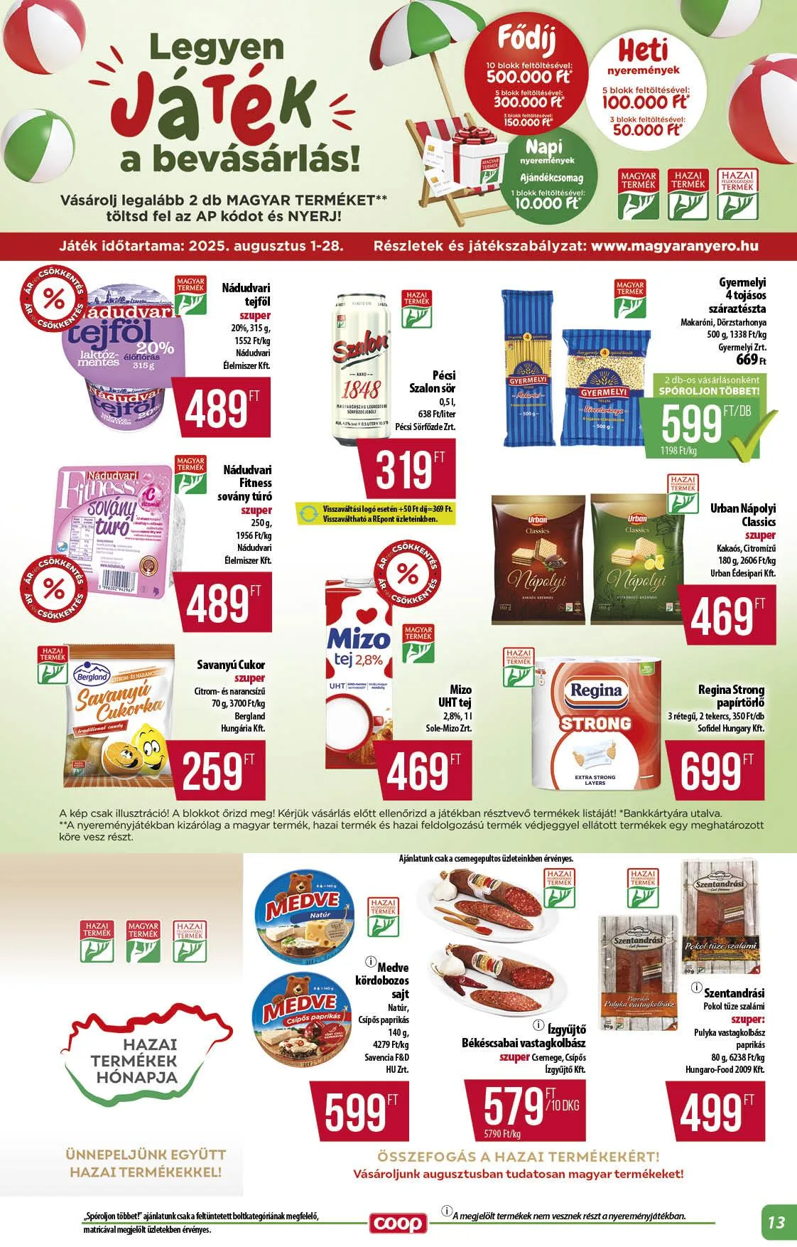 Coop akciós újság Alföld 08.21–09.03 – 5. oldal