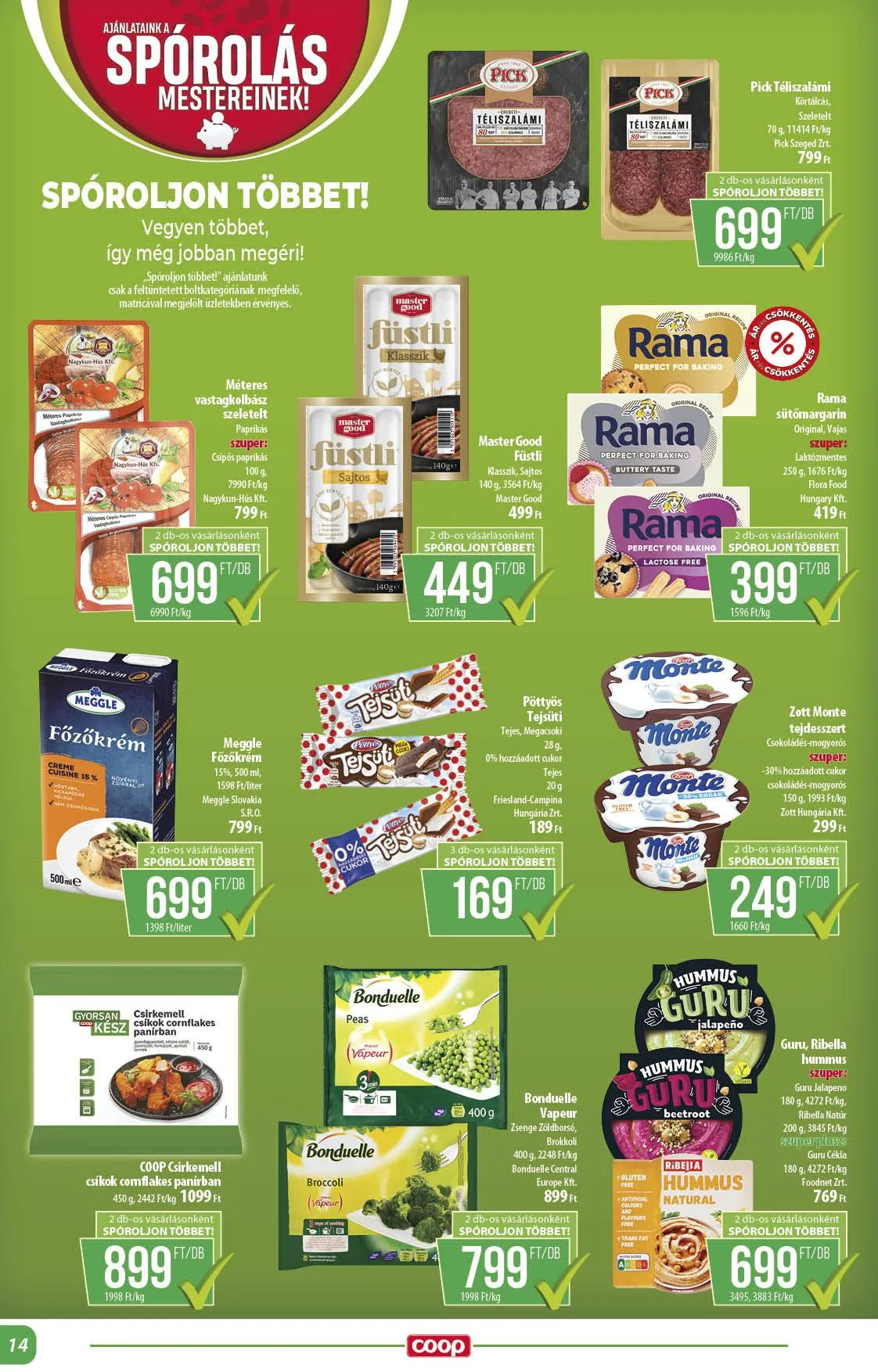 Coop akciós újság Alföld 08.21–09.03 – 6. oldal