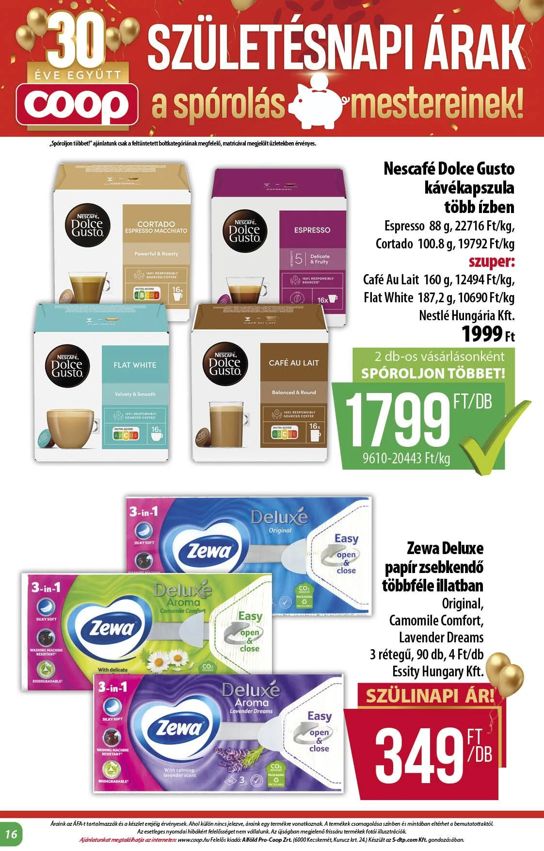 Coop akciós újság Alföld 08.21–09.03 – 8. oldal