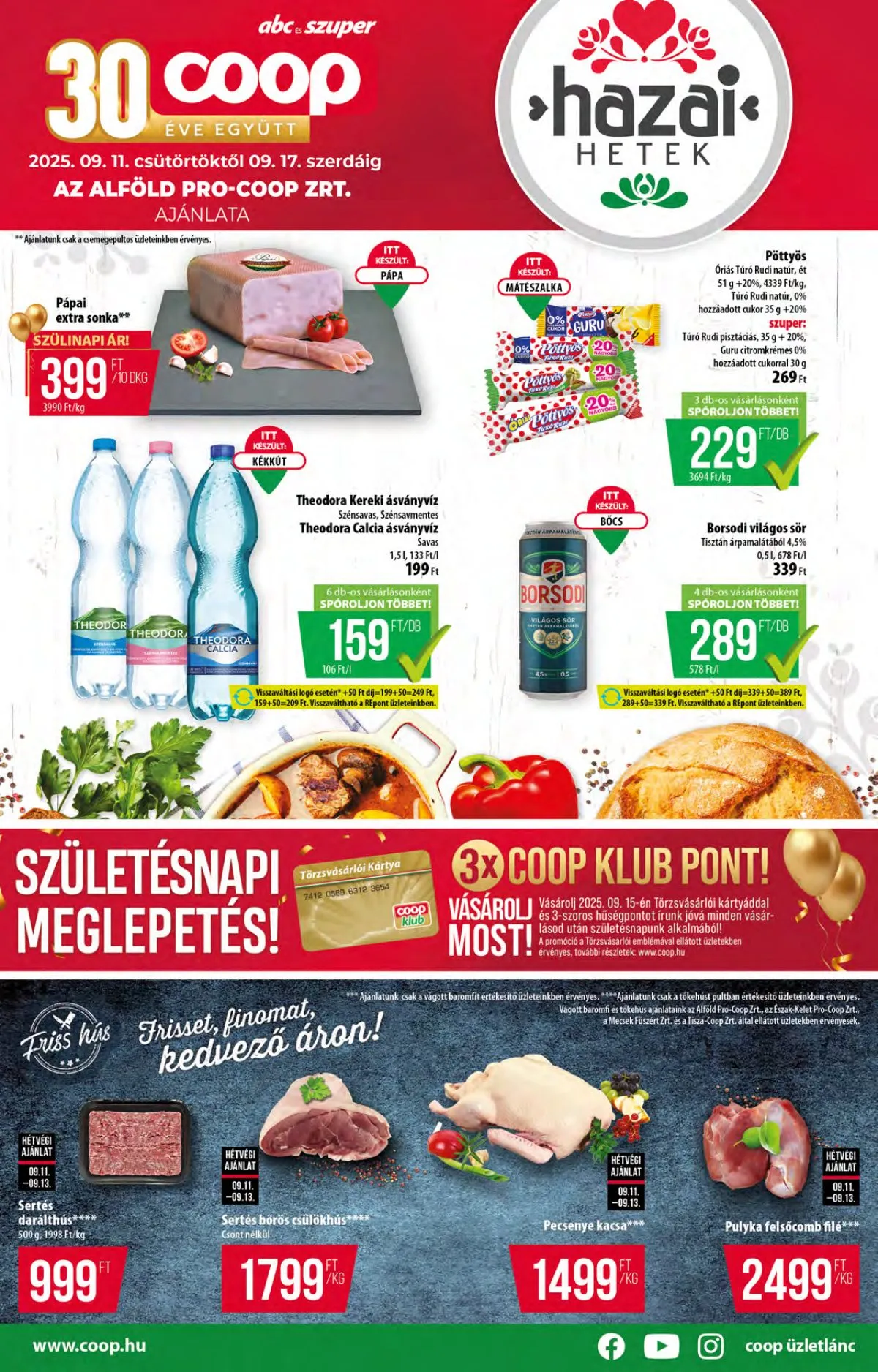 Coop akciós újság Alföld 09.11–09.17