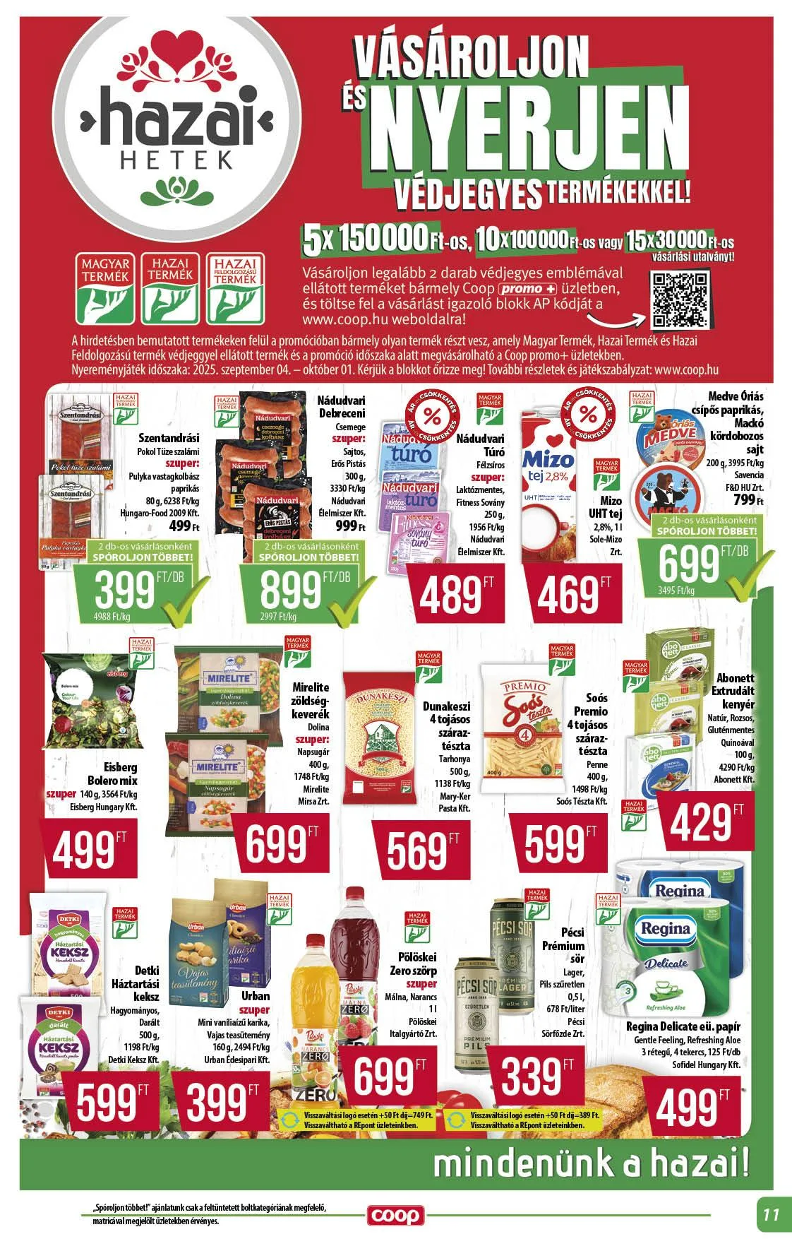 Coop akciós újság Alföld 09.18–09.24 – 3. oldal