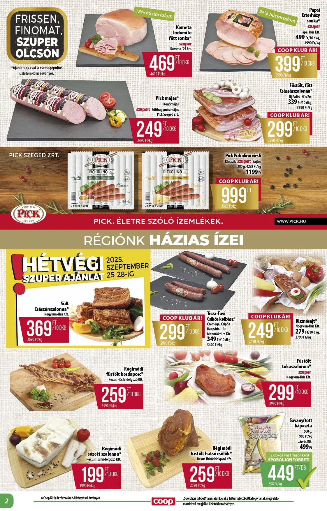 Coop akciós újság Alföld 09.25–10.01 – 5. oldal