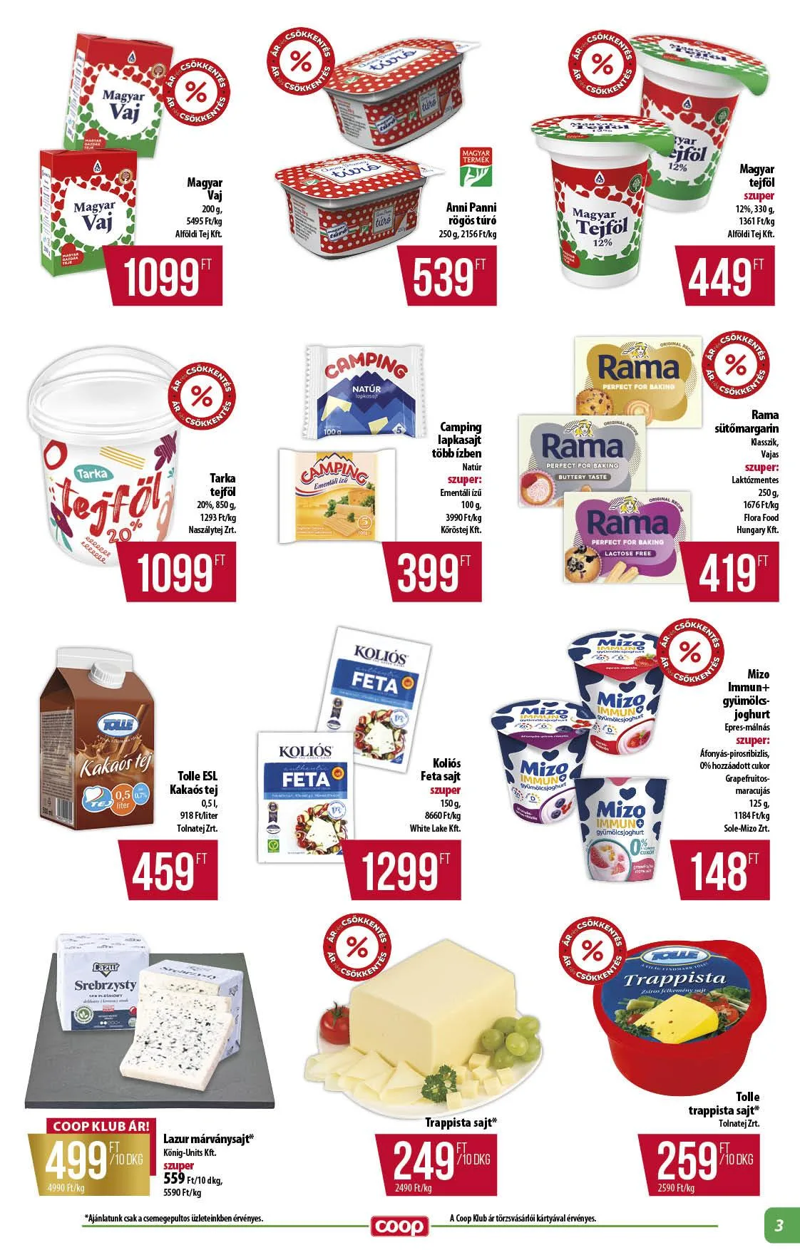 Coop akciós újság Alföld 09.25–10.01 – 6. oldal