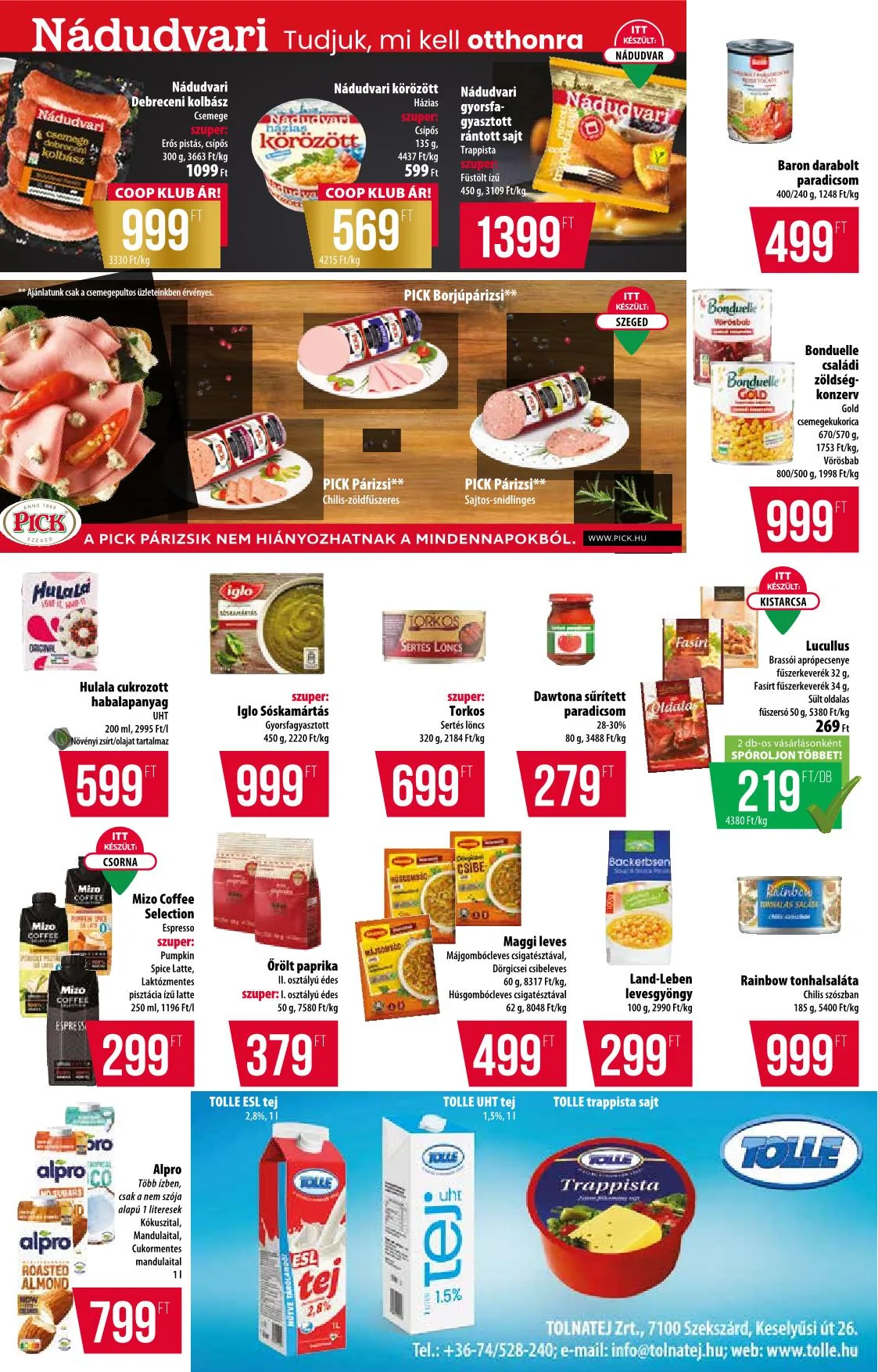 Coop akciós újság Alföld 10.02–10.08 – 3. oldal