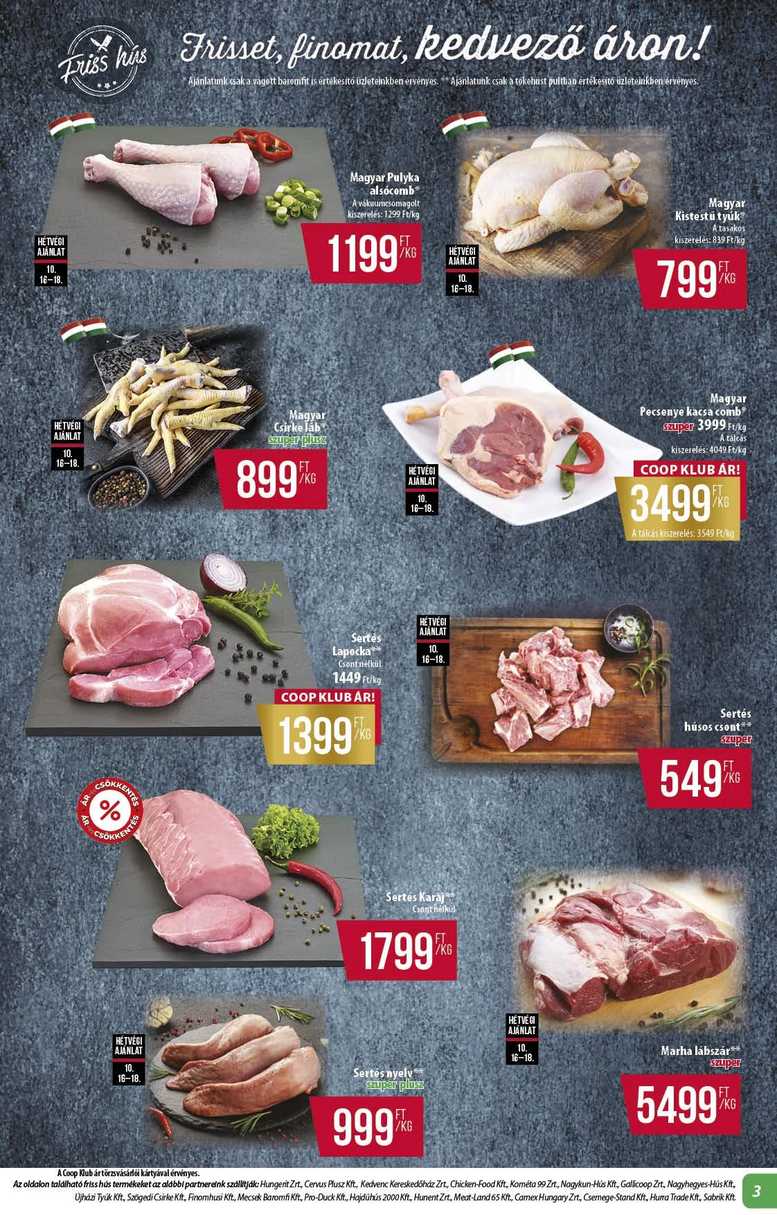 Coop akciós újság Alföld 10.16–10.22 – 10. oldal