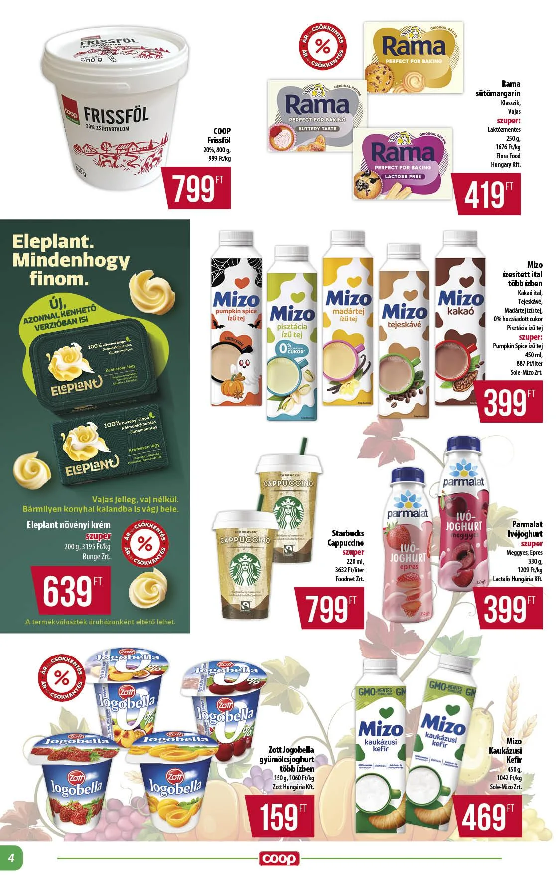 Coop akciós újság Alföld 10.16–10.22 – 11. oldal