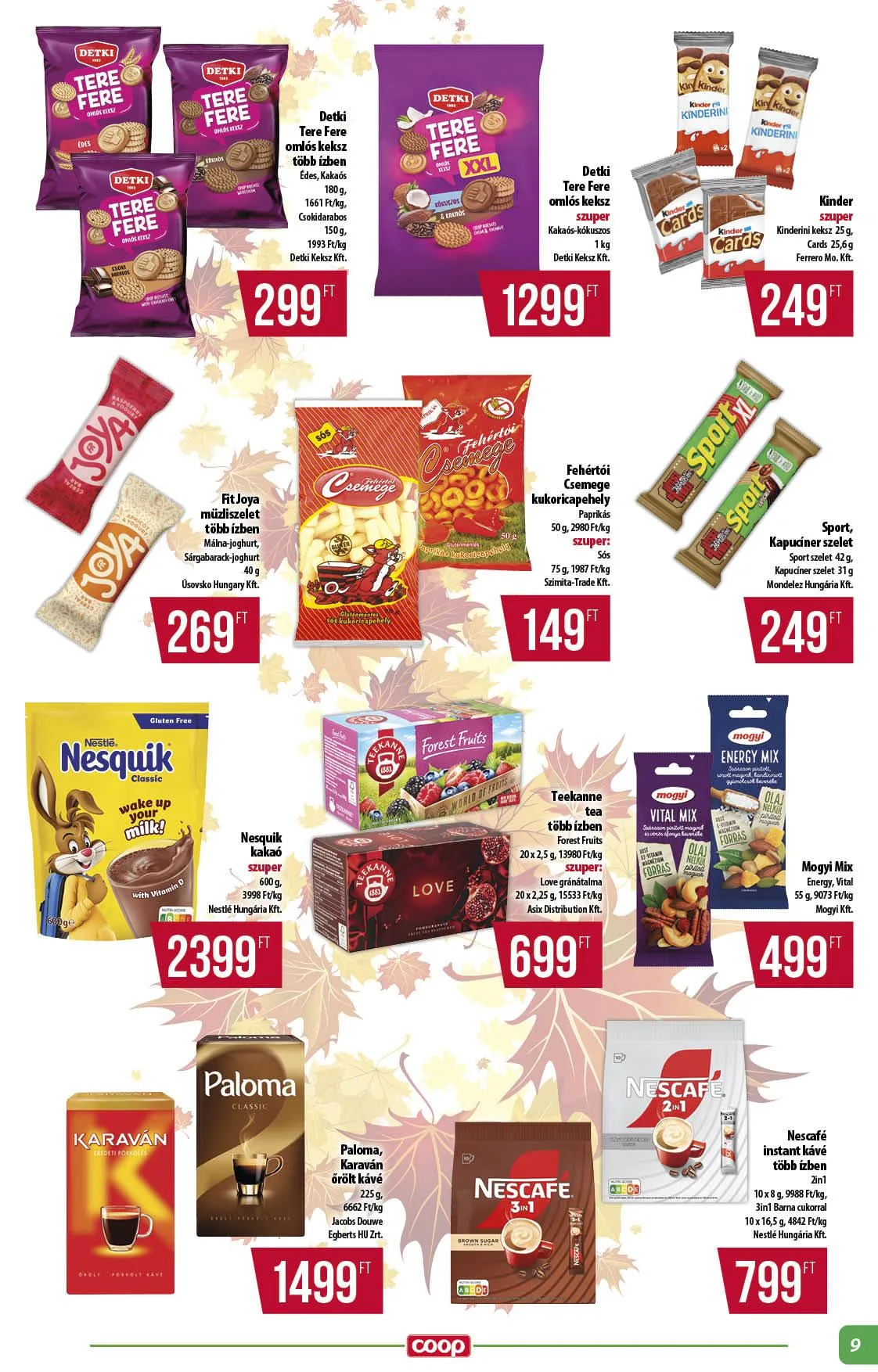 Coop akciós újság Alföld 10.16–10.22 – 16. oldal