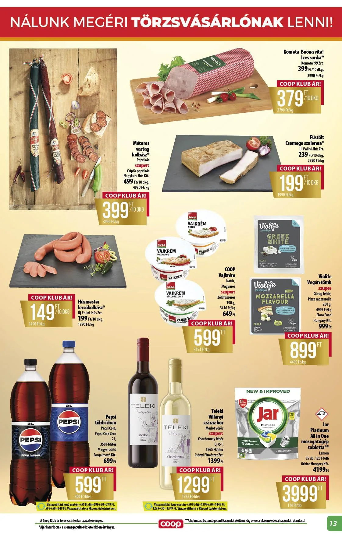 Coop akciós újság Alföld 10.16–10.22 – 5. oldal
