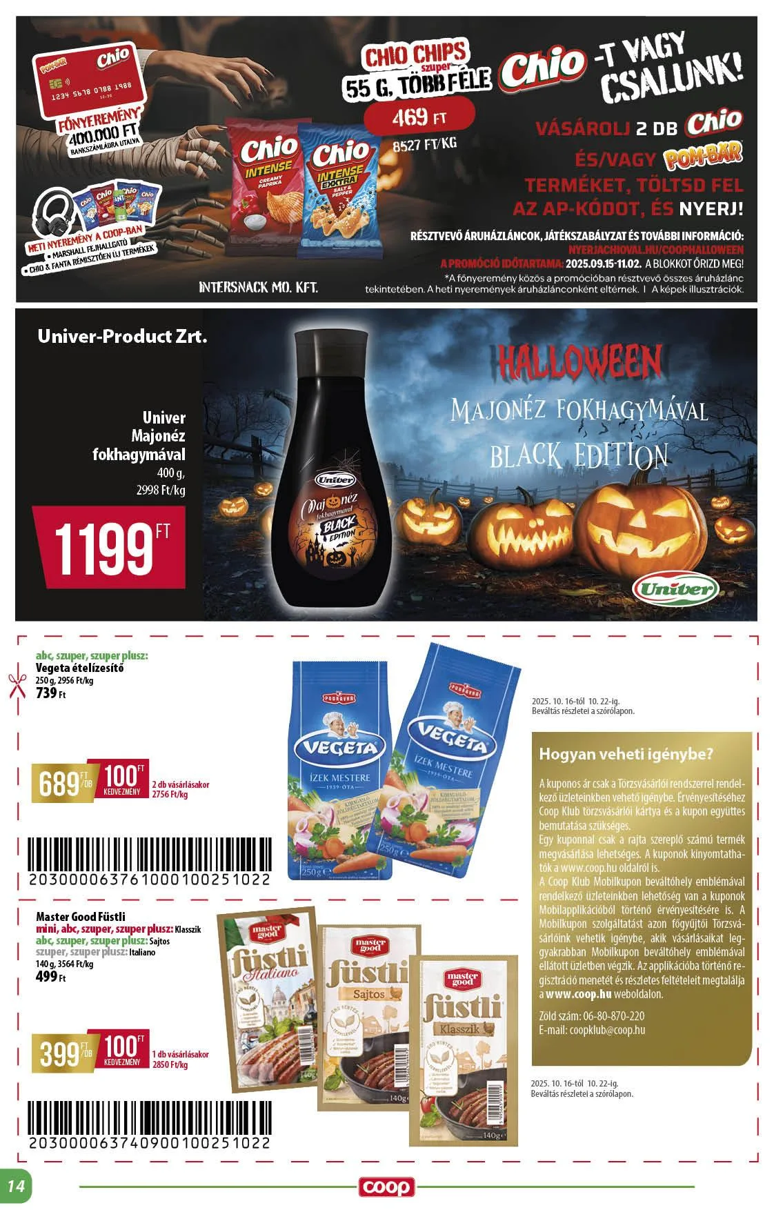 Coop akciós újság Alföld 10.16–10.22 – 6. oldal