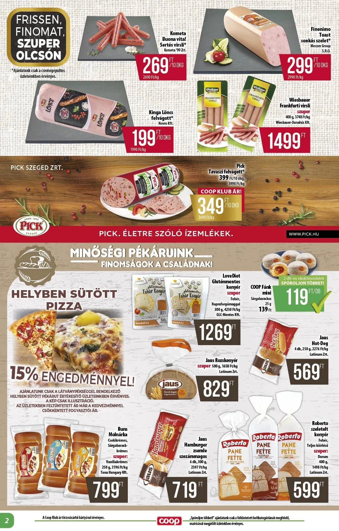Coop akciós újság Alföld 10.16–10.22 – 9. oldal