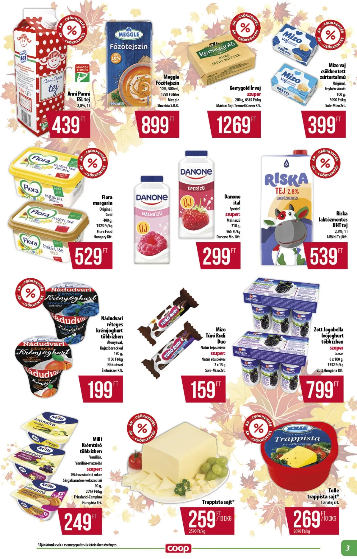 Coop akciós újság Alföld 10.24–10.29 – 3. oldal
