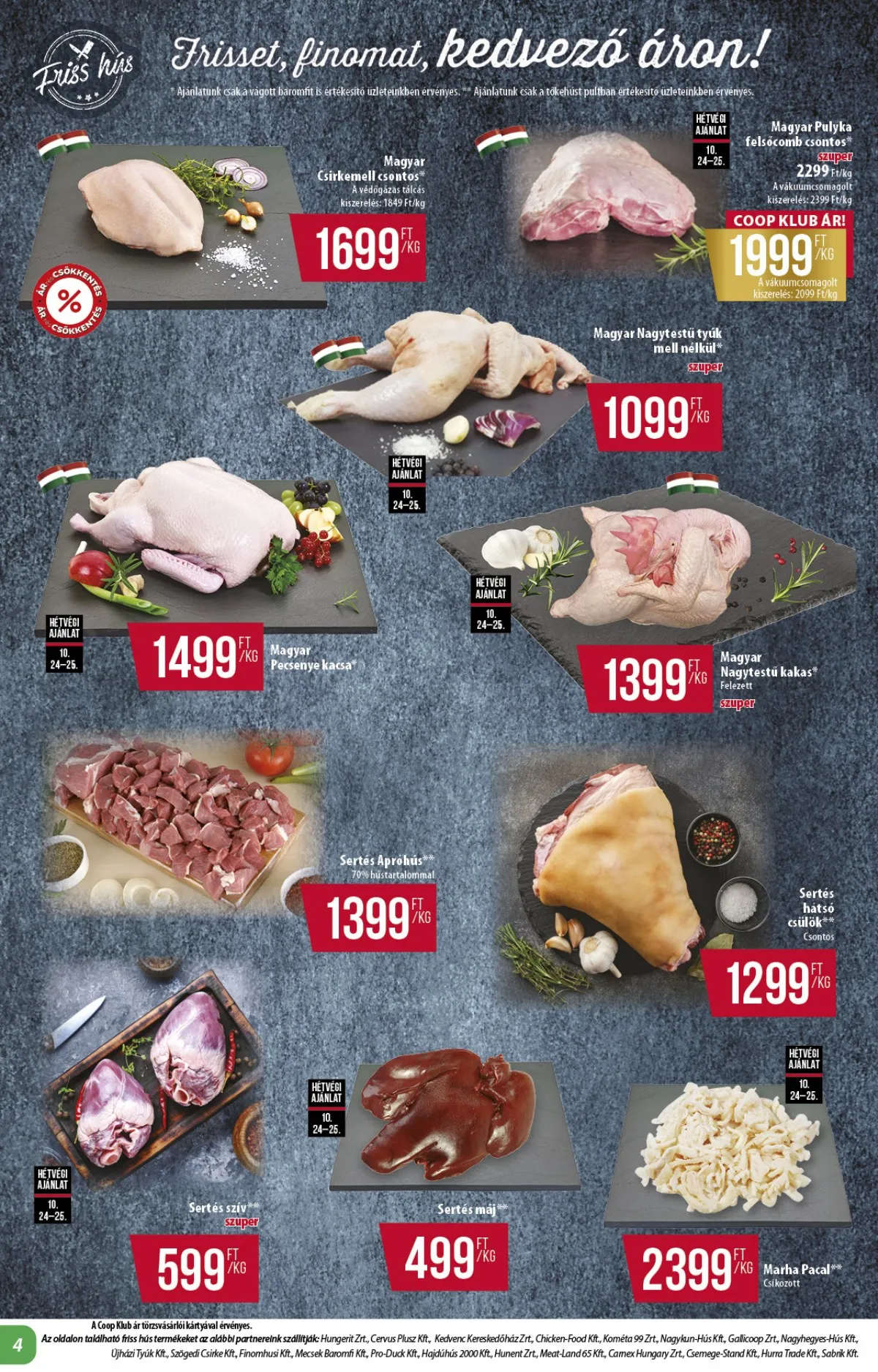 Coop akciós újság Alföld 10.24–10.29 – 4. oldal