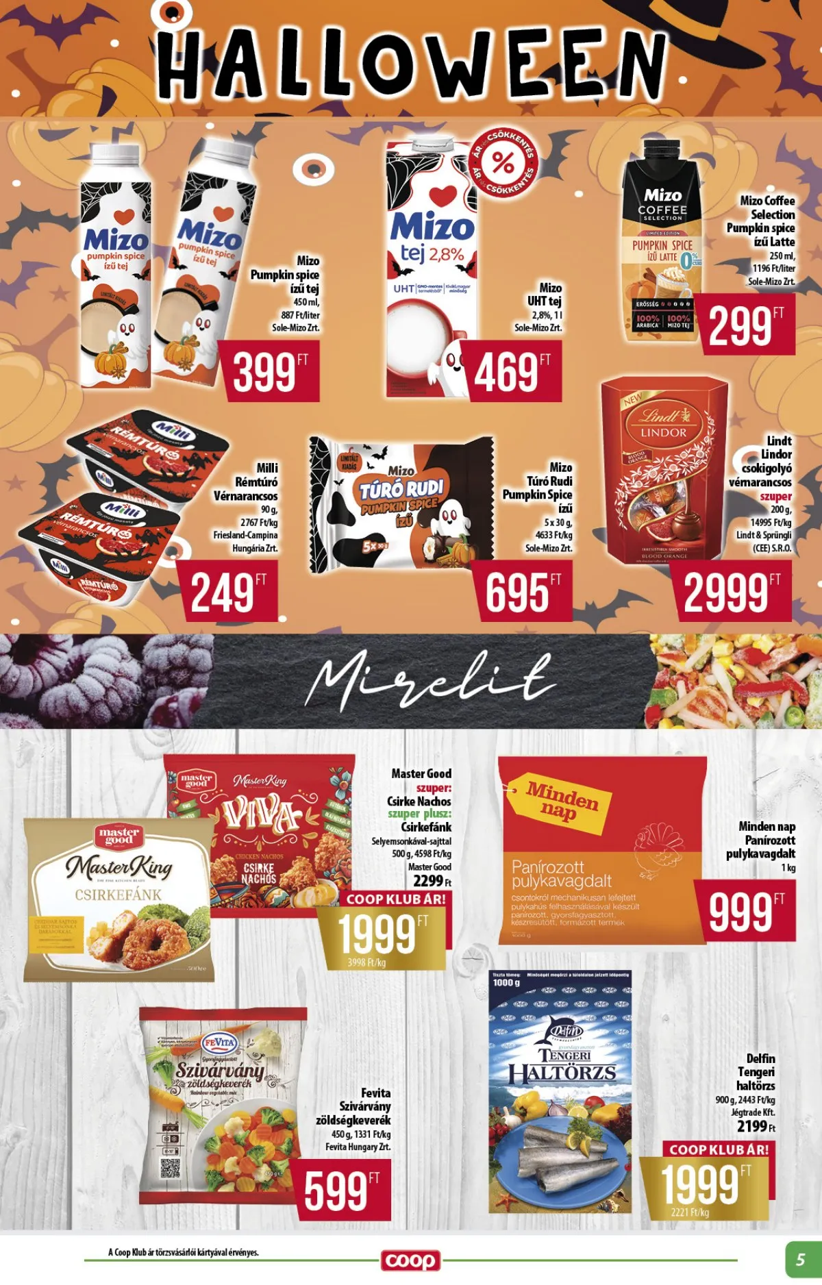 Coop akciós újság Alföld 10.24–10.29 – 5. oldal