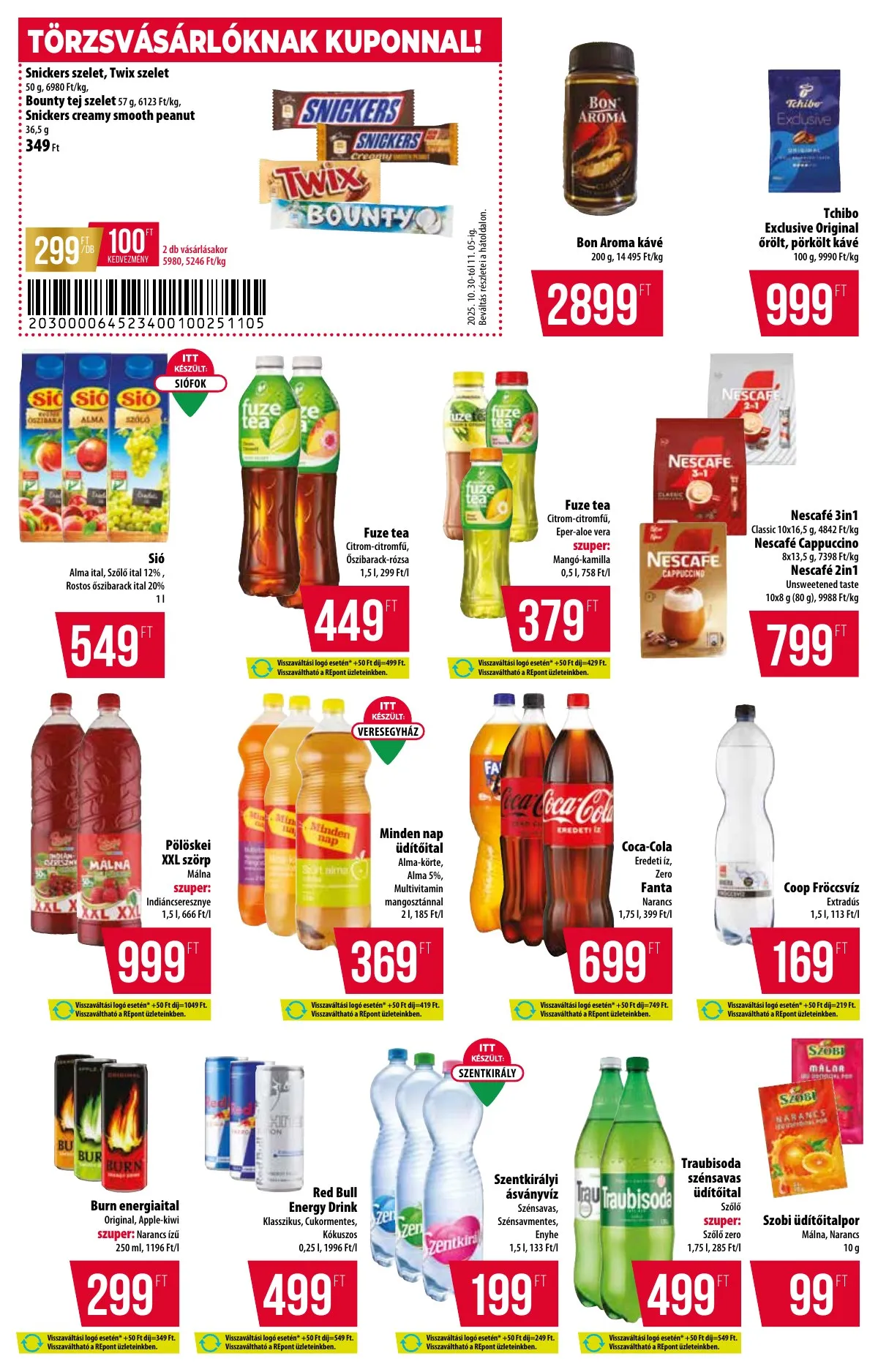 Coop akciós újság Alföld 10.30–11.05 – 10. oldal