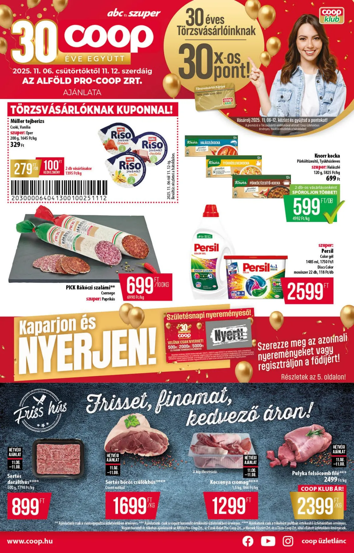 Coop akciós újság Alföld 11.06–11.12