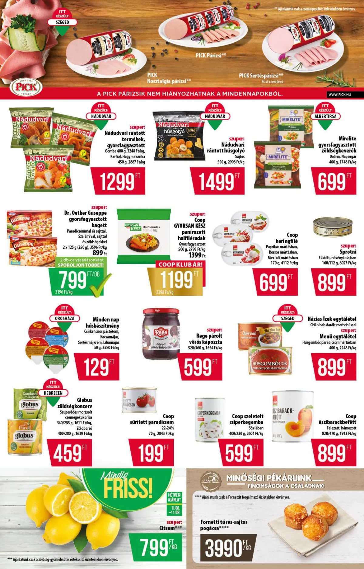 Coop akciós újság Alföld 11.06–11.12 – 7. oldal