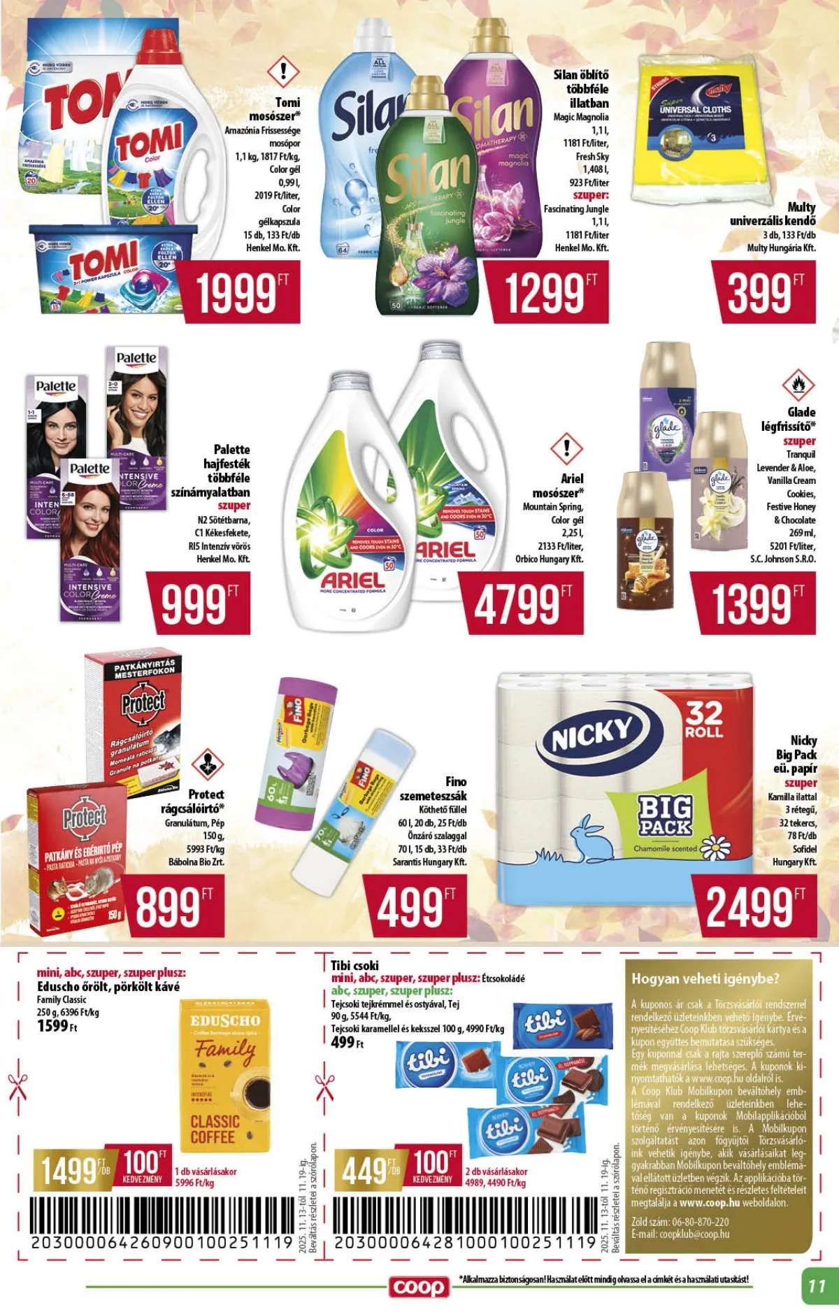 Coop akciós újság Alföld 11.13–11.19 – 11. oldal