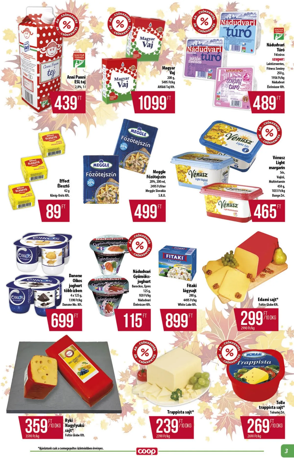 Coop akciós újság Alföld 11.13–11.19 – 3. oldal
