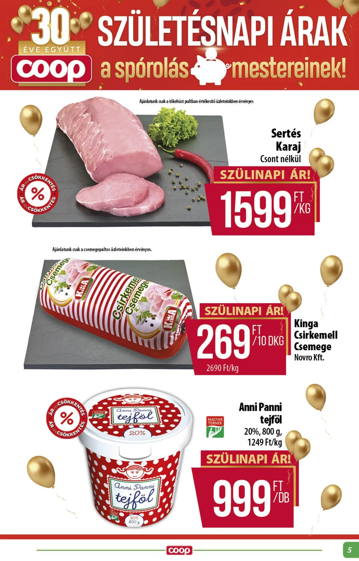 Coop akciós újság Alföld 11.13–11.19 – 5. oldal