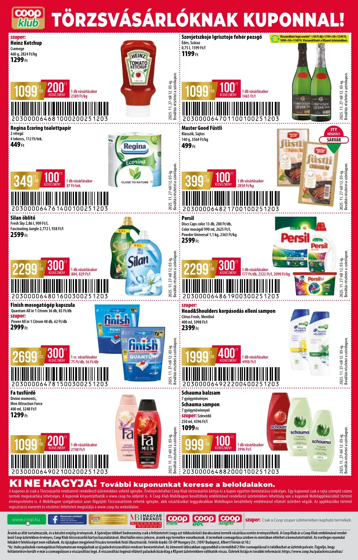 Coop akciós újság Alföld 11.27–12.03 – 12. oldal