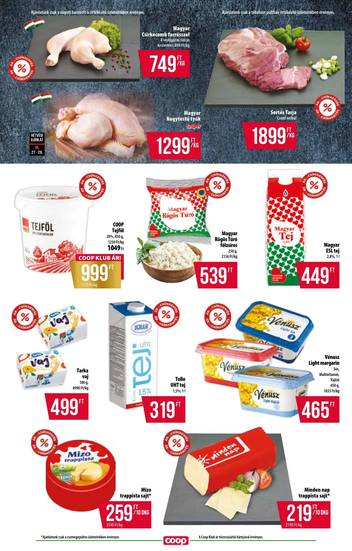 Coop akciós újság Alföld 11.27–12.03 – 4. oldal