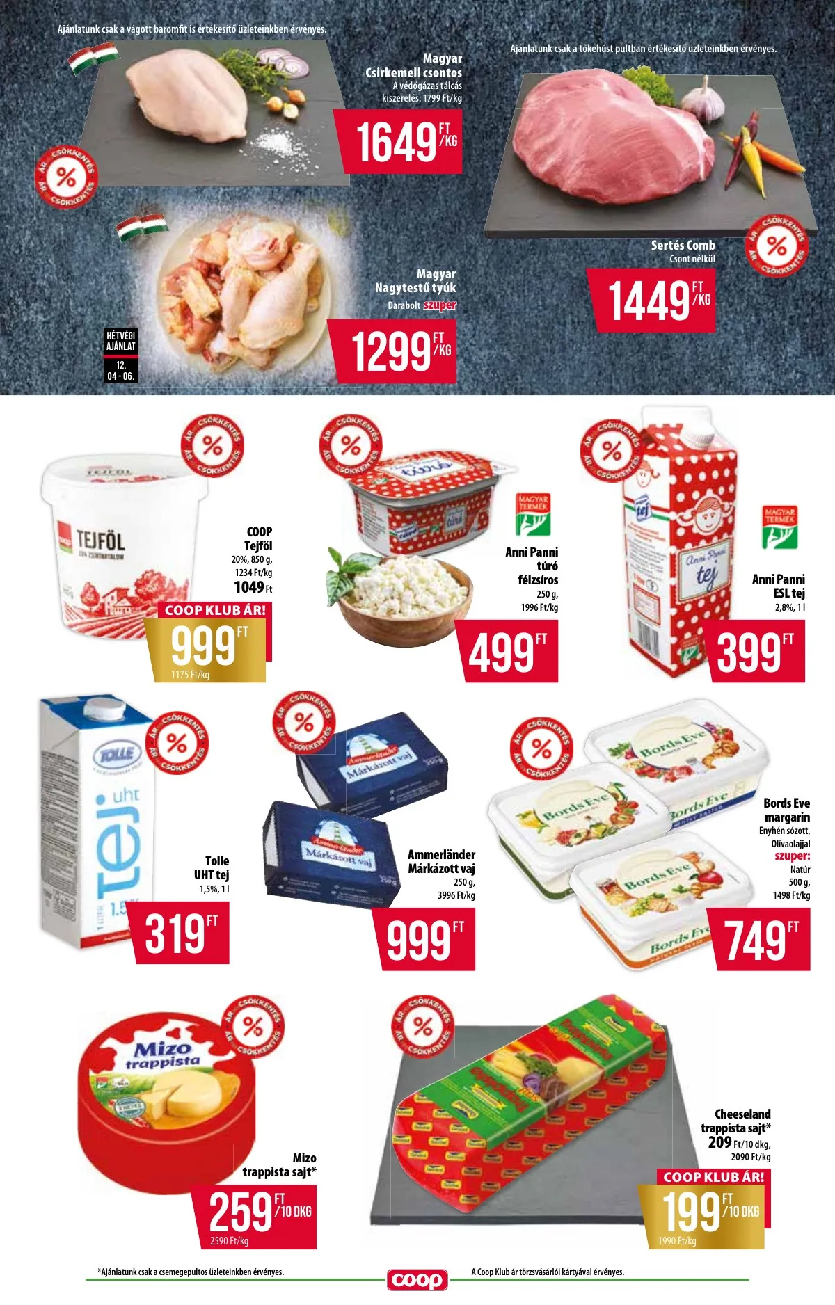 Coop akciós újság Alföld 12.04–12.10 – 4. oldal
