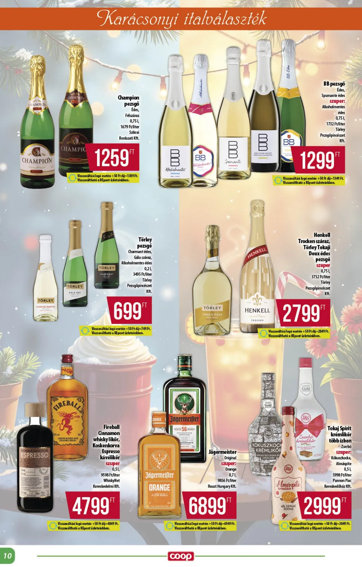 Coop akciós újság Alföld 12.11–12.17 – 10. oldal