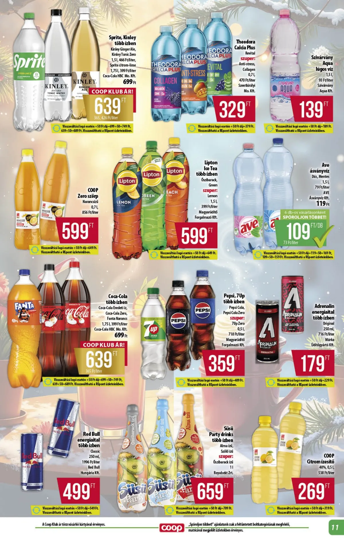Coop akciós újság Alföld 12.11–12.17 – 11. oldal