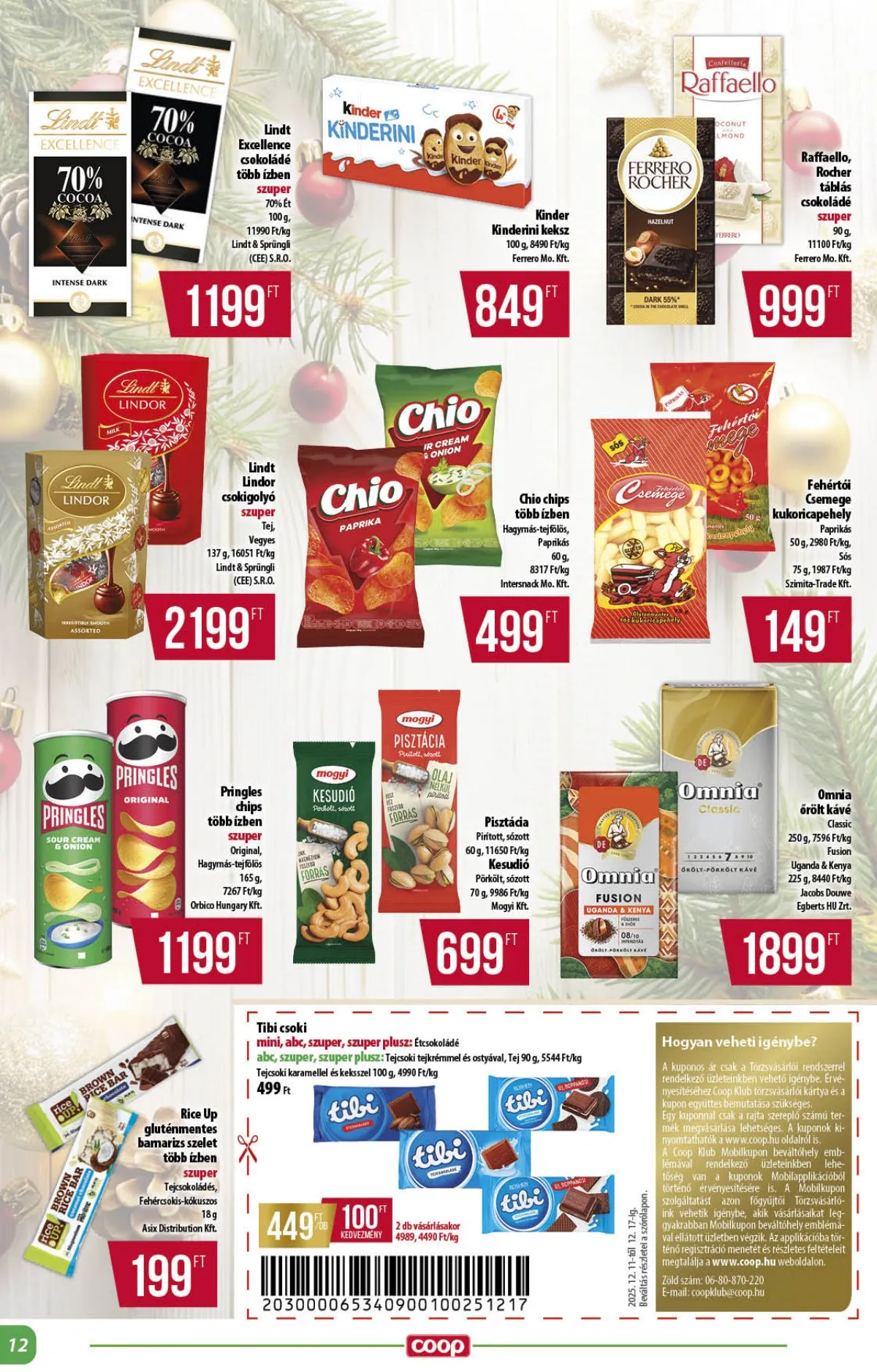 Coop akciós újság Alföld 12.11–12.17 – 12. oldal