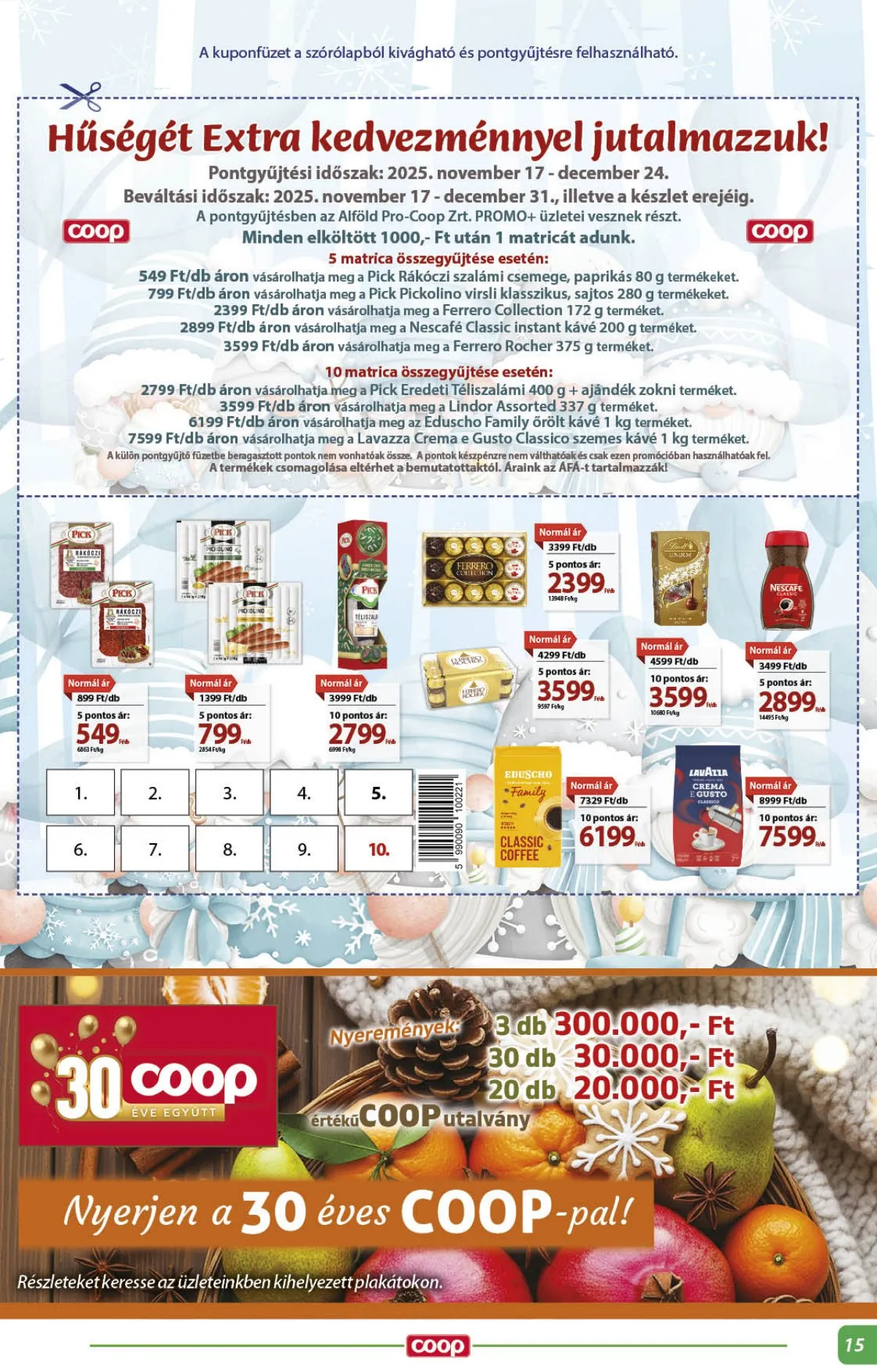 Coop akciós újság Alföld 12.11–12.17 – 15. oldal