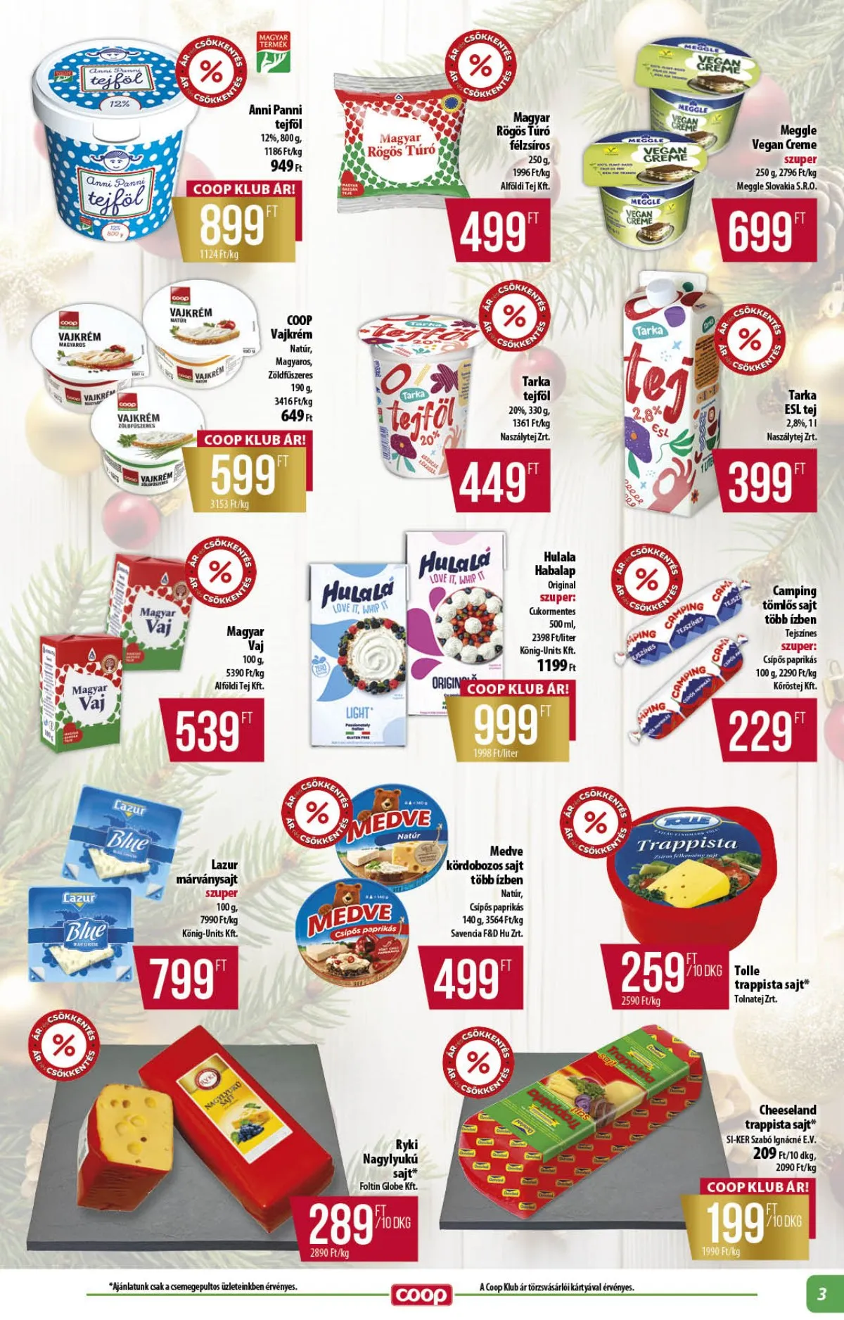Coop akciós újság Alföld 12.11–12.17 – 3. oldal