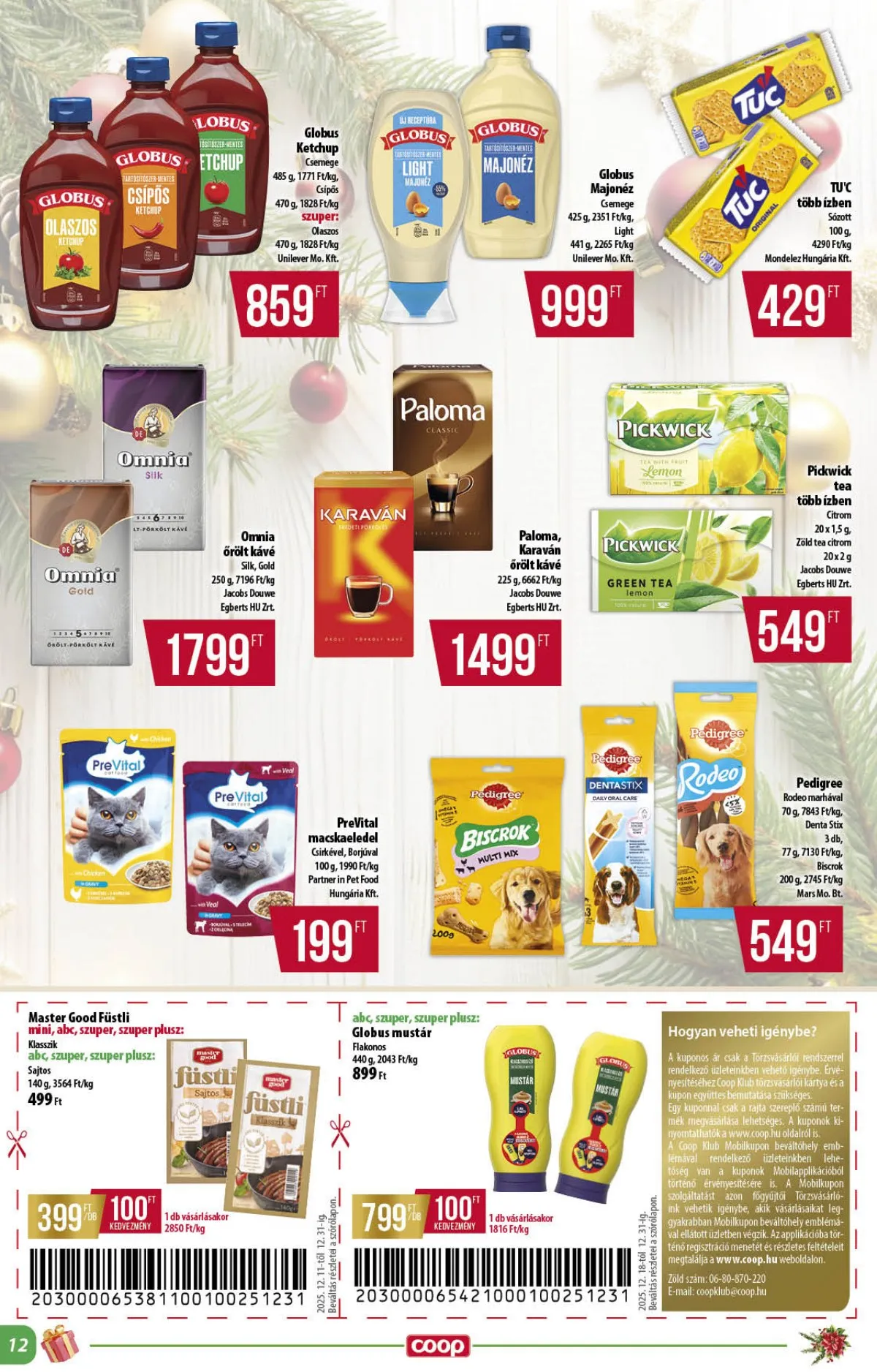 Coop akciós újság Alföld 12.18–12.31 – 12. oldal