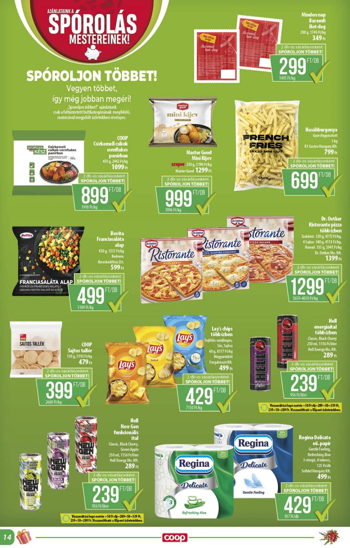 Coop akciós újság Alföld 12.18–12.31 – 14. oldal