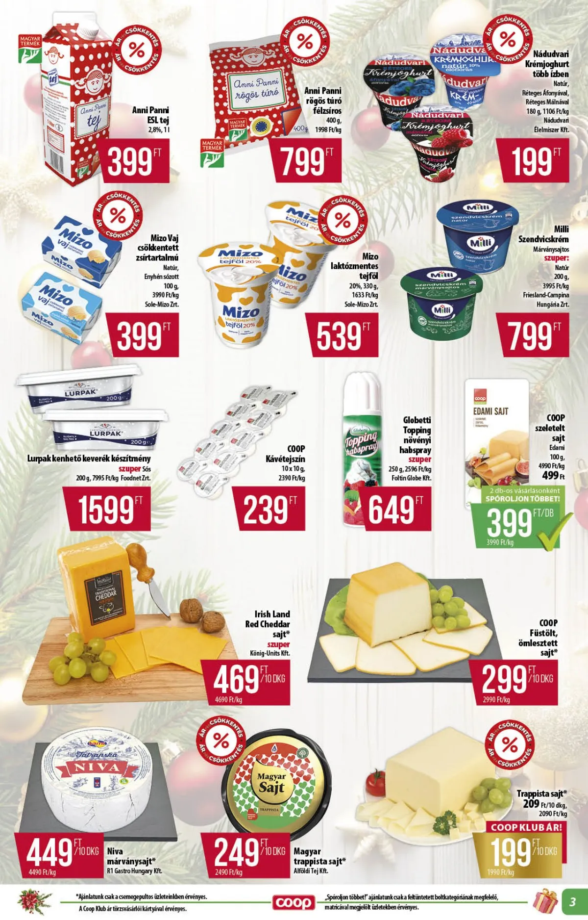 Coop akciós újság Alföld 12.18–12.31 – 3. oldal