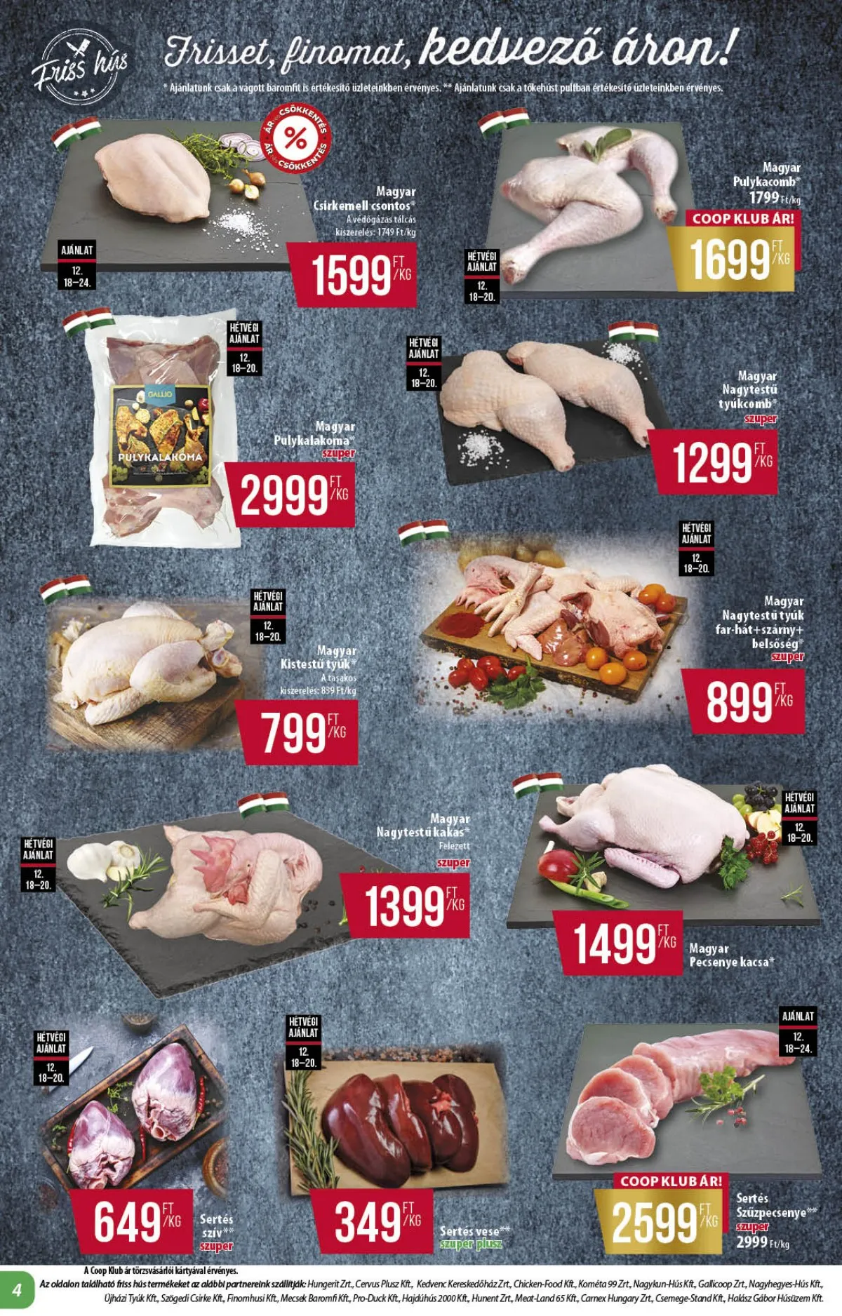 Coop akciós újság Alföld 12.18–12.31 – 4. oldal