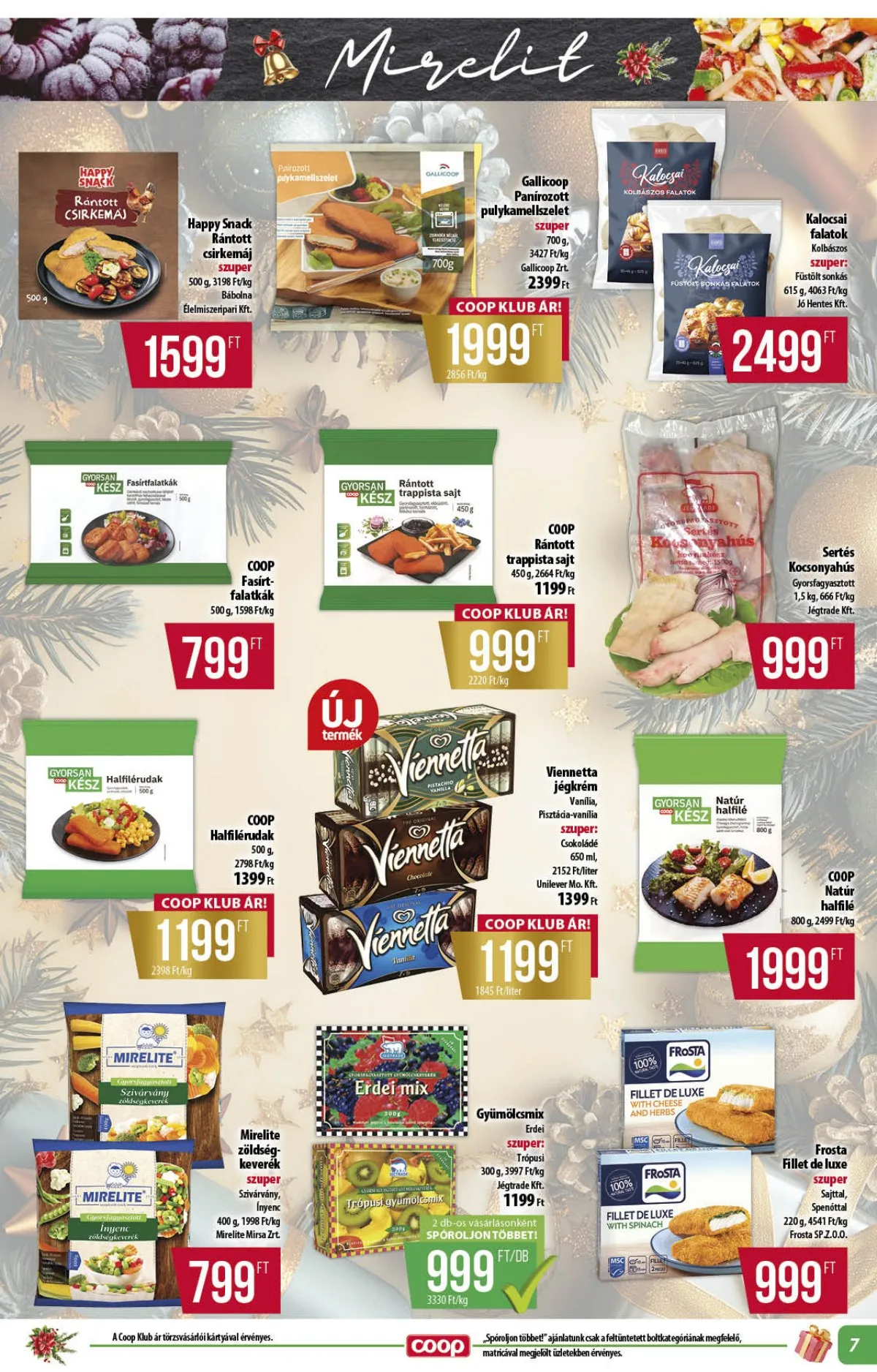 Coop akciós újság Alföld 12.18–12.31 – 7. oldal