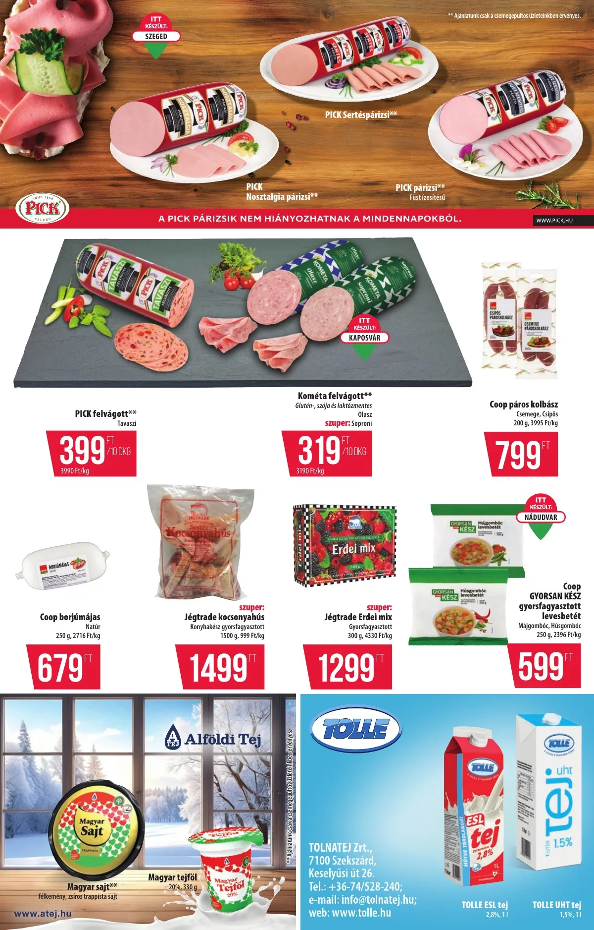 Coop akciós újság Alföld 01.02–01.07 – 4. oldal