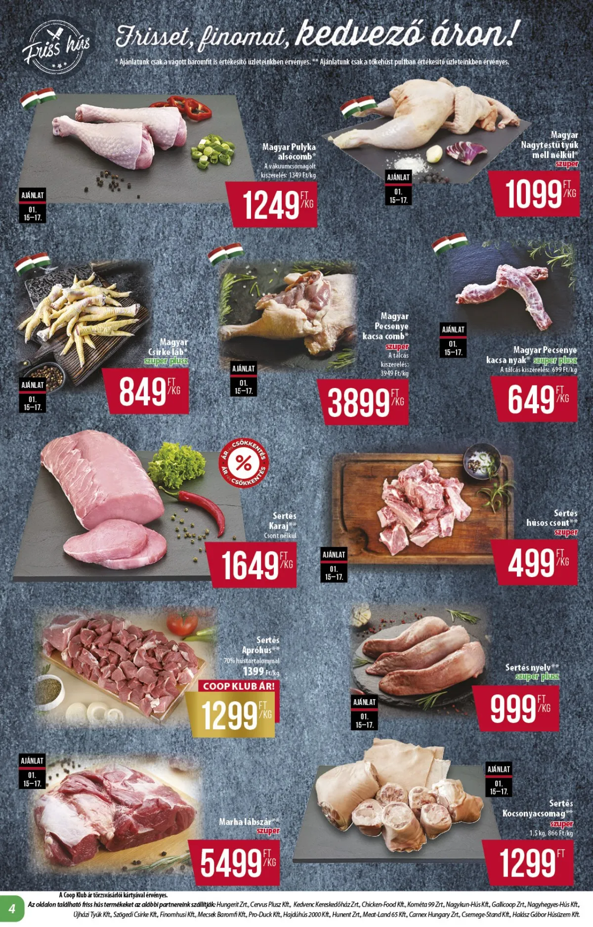 Coop akciós újság Alföld 01.15–01.21 – 4. oldal