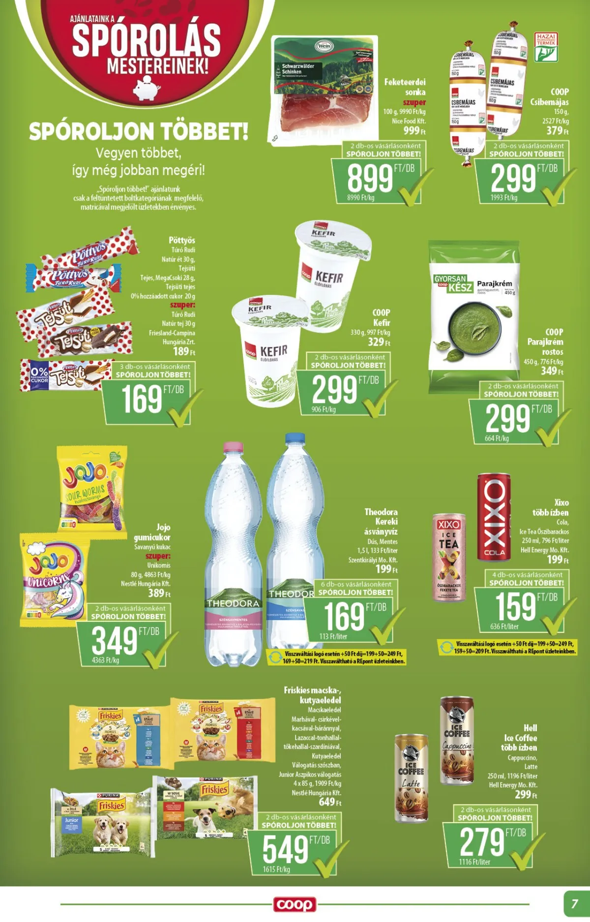 Coop akciós újság Alföld 01.15–01.21 – 7. oldal