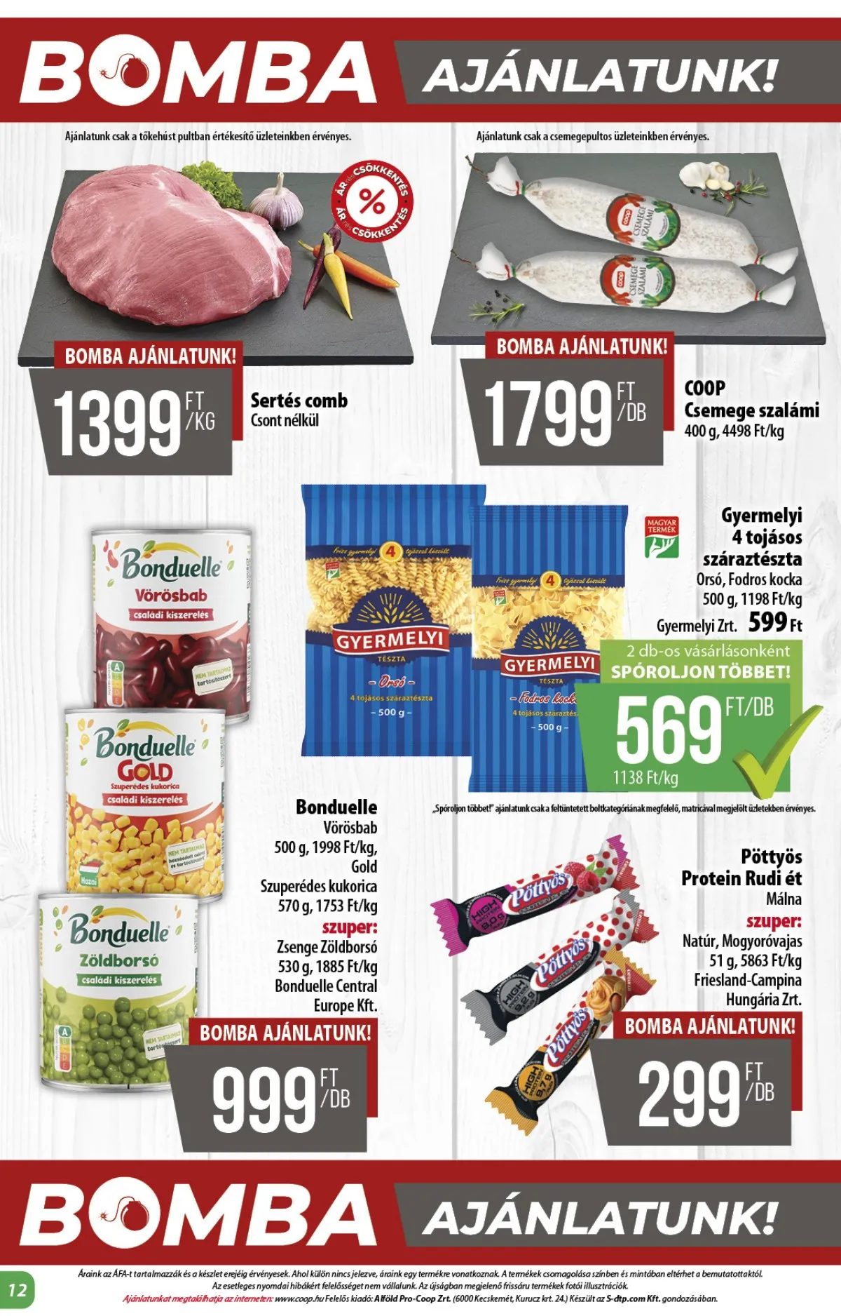 Coop akciós újság Alföld 01.22–01.28 – 12. oldal