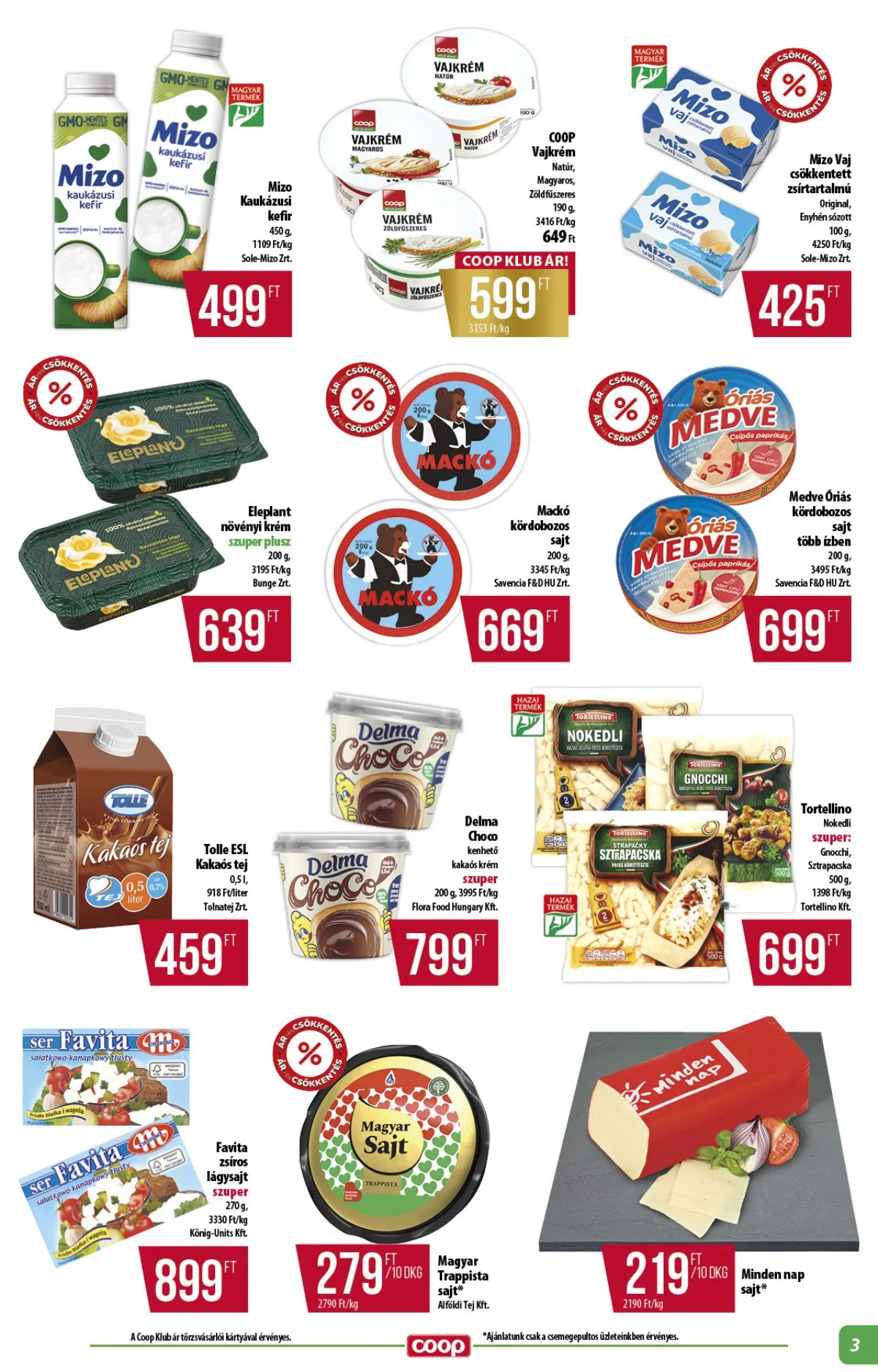 Coop akciós újság Alföld 01.22–01.28 – 3. oldal