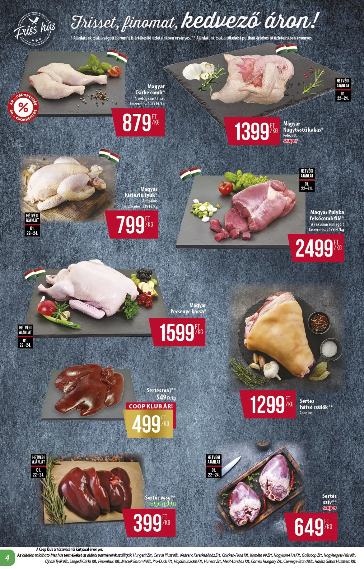 Coop akciós újság Alföld 01.22–01.28 – 4. oldal