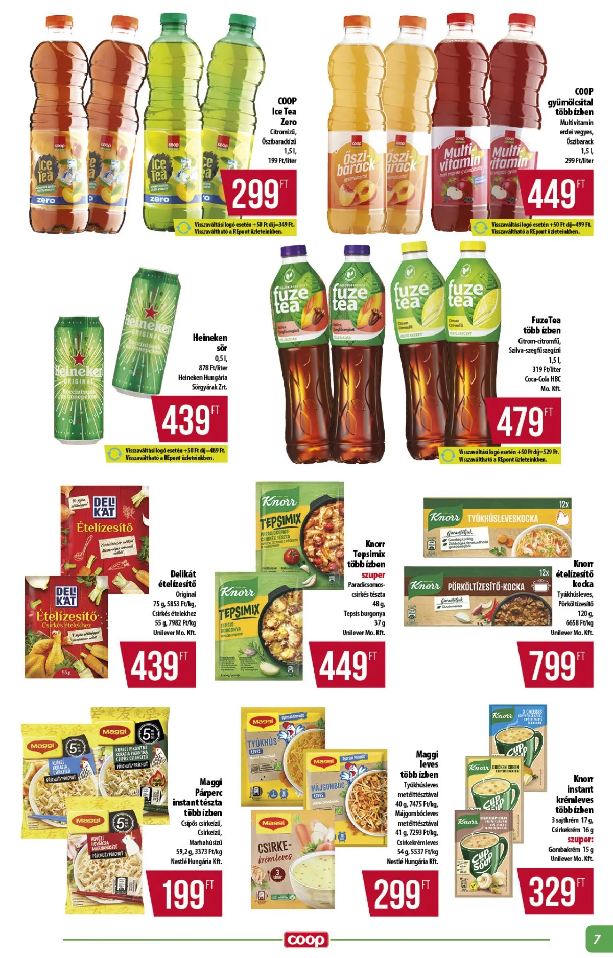 Coop akciós újság Alföld 01.22–01.28 – 7. oldal