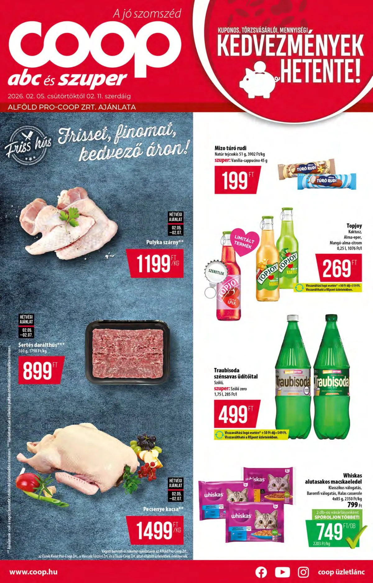 Coop akciós újság Alföld 02.05–02.11