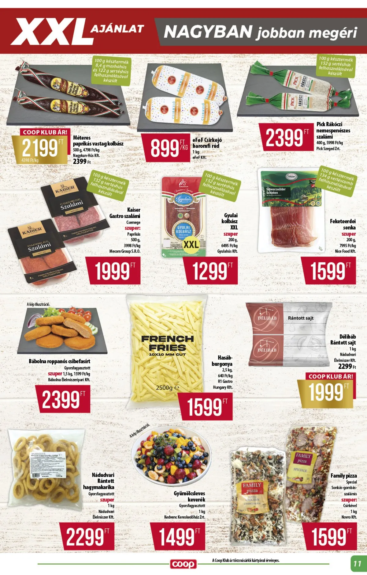 Coop akciós újság Alföld 02.12–02.18 – 11. oldal