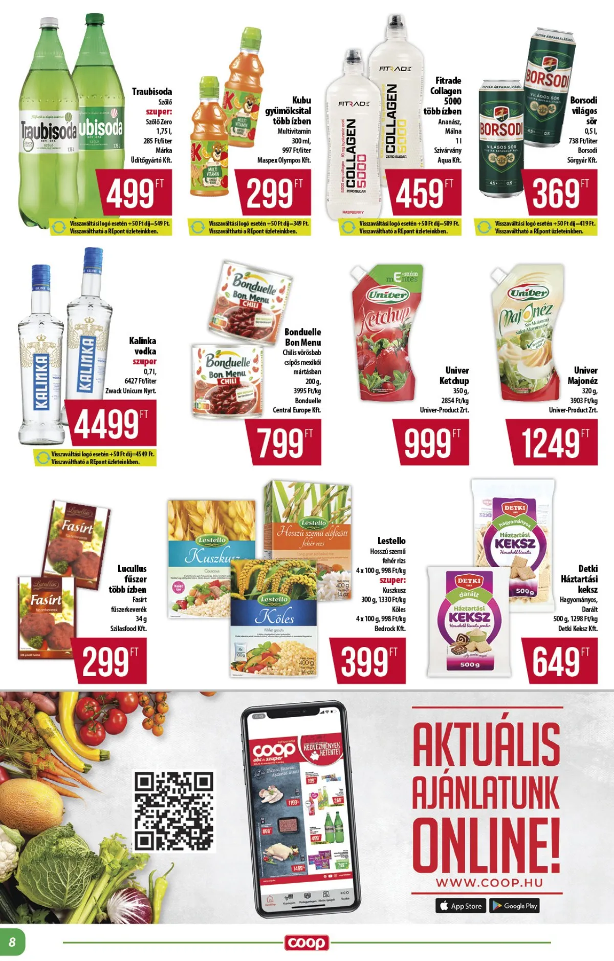 Coop akciós újság Alföld 02.12–02.18 – 8. oldal