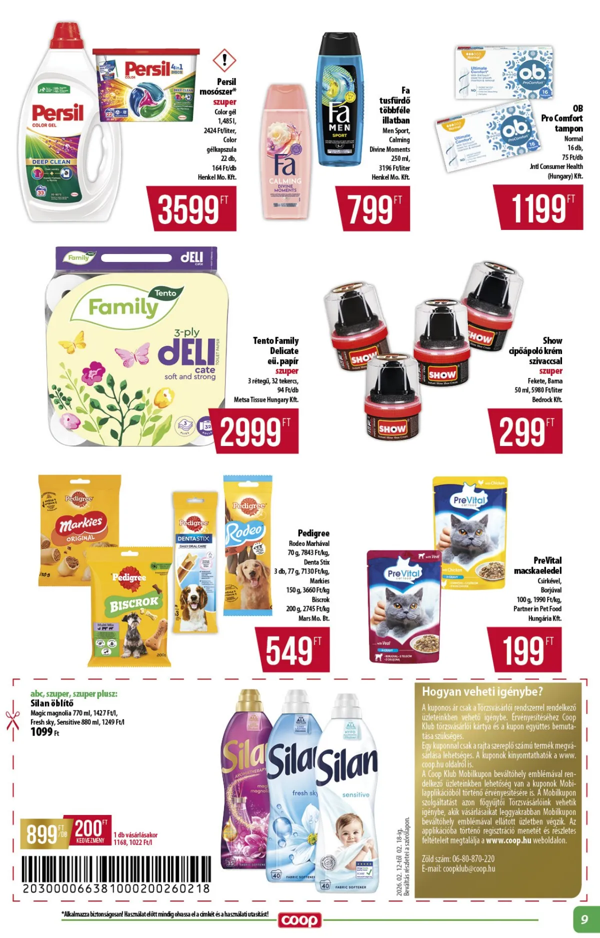Coop akciós újság Alföld 02.12–02.18 – 9. oldal