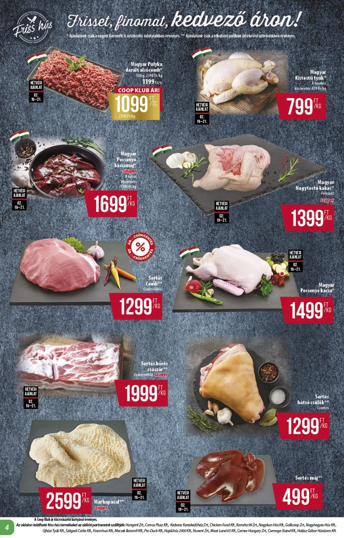 Coop akciós újság Alföld 02.19–02.25 – 4. oldal