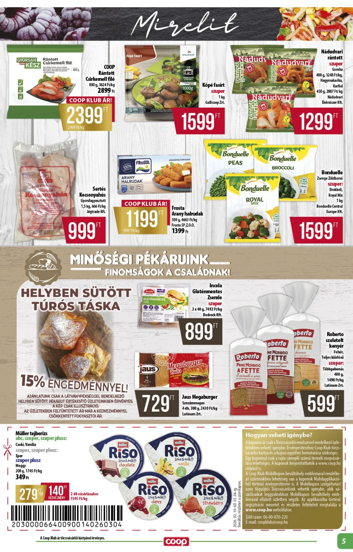 Coop akciós újság Alföld 02.19–02.25 – 5. oldal